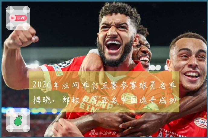 2026年法网单打正赛参赛球员名单揭晓，郑钦文等五名中国选手成功入选